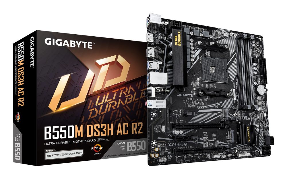 GIGABYTE B550M DS3H AC R2 AMD AM4 mATX Motherboard