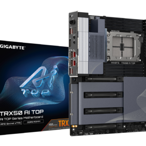 GIGABYTE TRX50 AI TOP-2B AMD Socket sTR5 support AMD Ryzen Threadripper PRO 7000 processors/AMD Ryzen Threadripper 7000 Series processors AMD TRX50 DDR5 SATA3 M.2 EATX Motherboard