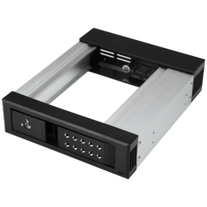 HARD DRIVE BAY MOBILE RACK SATA SAS HDD 5.25 TRAYLESS ADAPTER