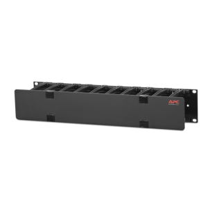 HORIZONTAL CABLE MANAGER 2U X 4 DEEP SINGLE SIDED WITH COVER