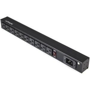 HORIZONTAL RACK MOUNT PDU 10 PORT SERVER RACK POWER STRIP