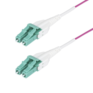 OM4 LC/LC MULTIMODE FIBER CABLE UNIBOOT/OFNR RISER/100G - 50/125