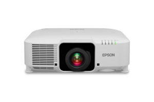 ProAV – EPSON EBPU2010W Laser Projector, Interchangeable Lens, 10,000 Lumens, WUXGA with 4KE, White
