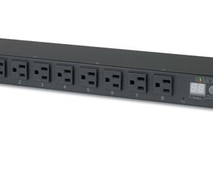 RACK PDU METERED 1U 15A 100/120V 8 5-15