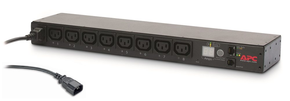 RACK PDU, SWITCHED, 1U, 12A/208V, 10A/230V, (8)C13