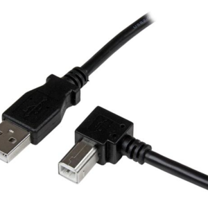RIGHT ANGLE USB A TO B CABLE 6FT USB 2.0 PRINTER CABLE CORD