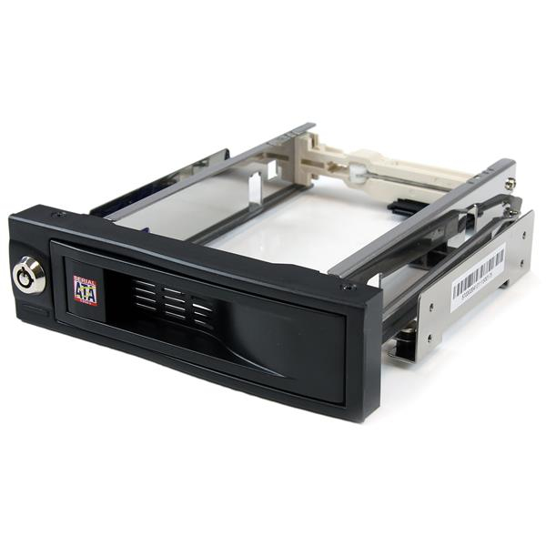 SATA HOT SWAP BAY MOBILE RACK 3.5IN HDD 5.25 BAY TRAYLESS ADAPTER