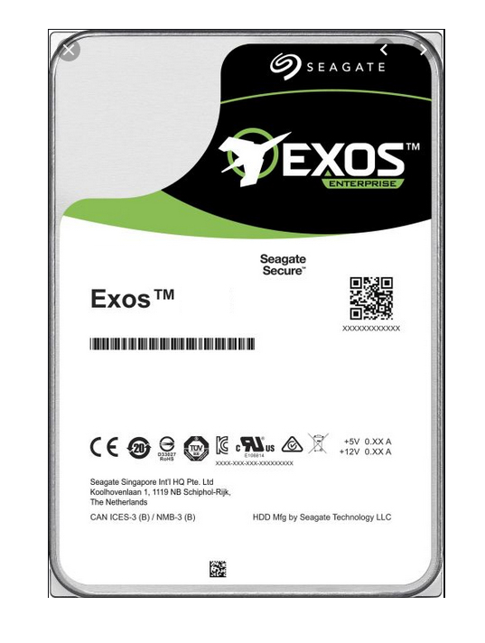 SEAGATE EXOS X16 16TB 7200RPM SAS-12GBPS 256MB BUFFER 512E/4KN