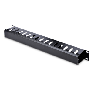 SERVER RACK CABLE MANAGEMENT 1U HORIZONTAL SLOTTED FINGER DUCT