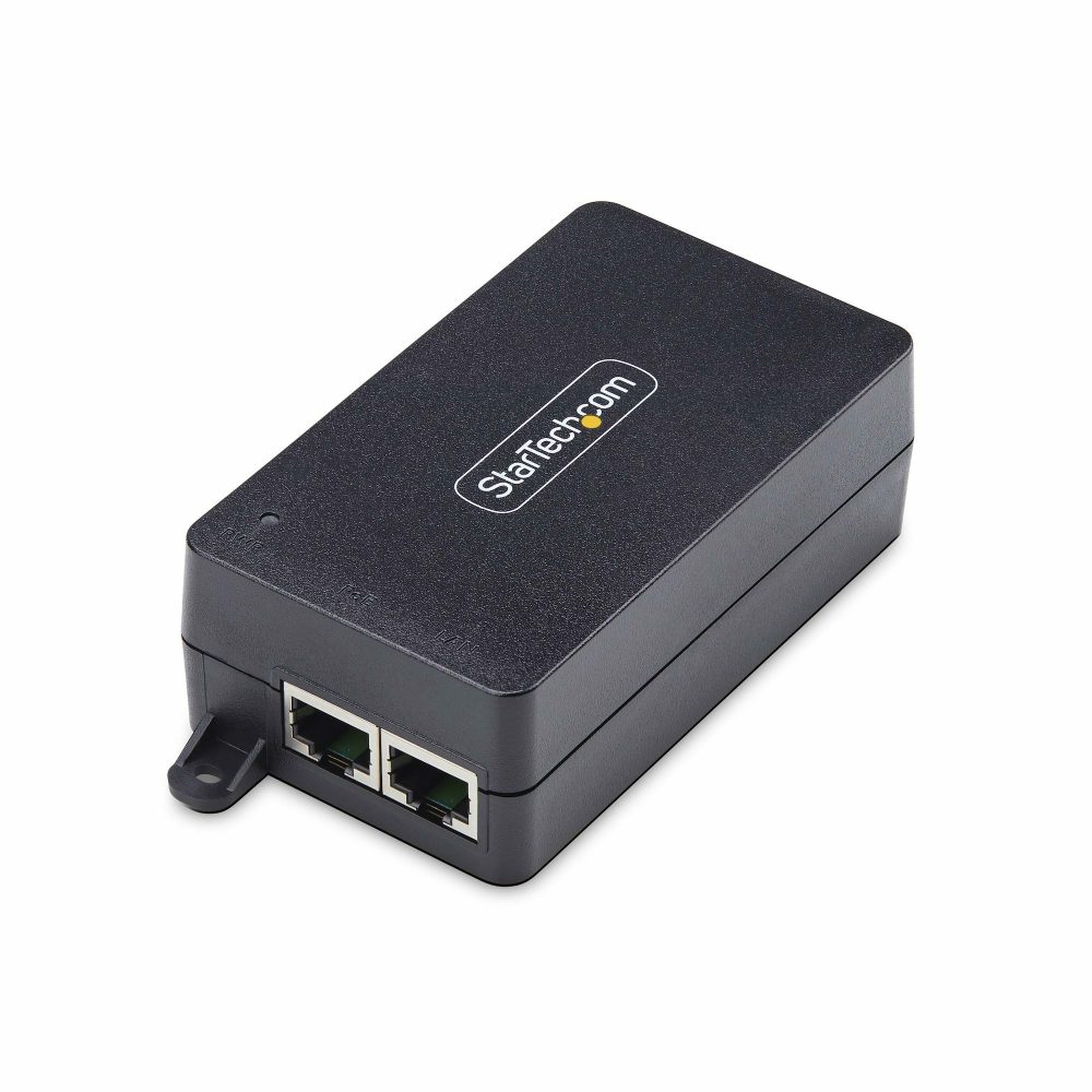 Single port multi-gigabit unmanaged PoE+ injector supports 2.5GbE and 10M/100M/1G/2.5G Ethernet