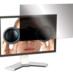 The Targus 15.4" LCD Monitor Privacy Filter is designed to fit 15.4" widescreen LCD monitors