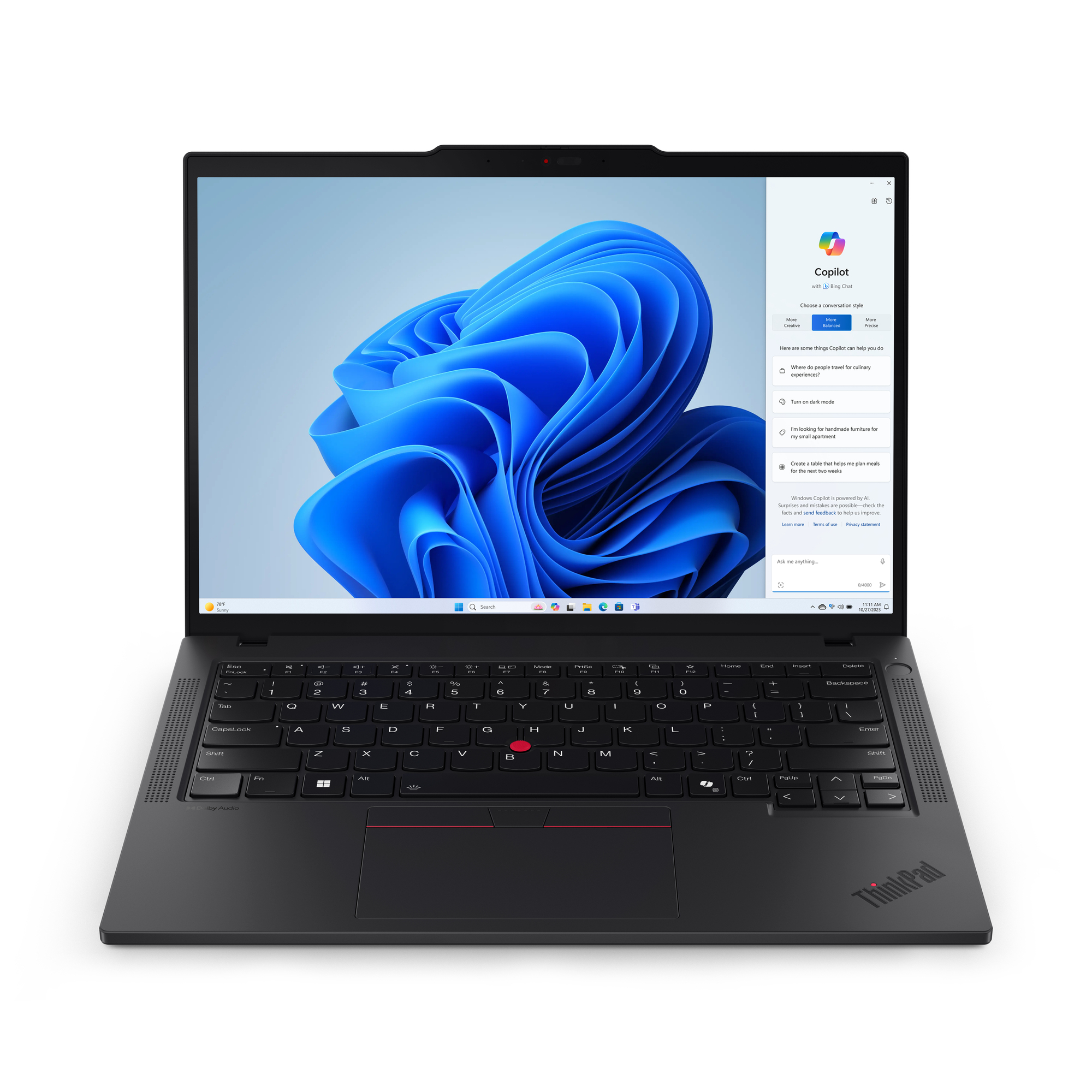 ThinkPad T14 AMD G5, AMD Ryzen 7 PRO 8840U 3.30GHz