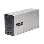 Thunderbolt 3 PCIe expansion chassis for Thunderbolt 3/4 laptops/desktops; Dual external PCIe 3.0