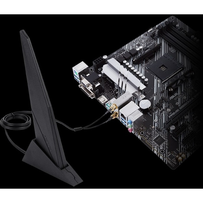 Powered by 3rd Gen AMD Ryzen processors, the ASUS Prime B550M-A WiFi II delivers